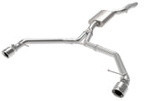 afe MACH Force-Xp 13-16 Audi Allroad L4 SS Axle-Back Exhaust w/ Polished Tips - 49-36437-P