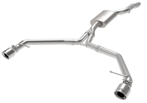 aFe MACH Force-Xp 13-16 Audi Allroad L4 SS Axle-Back Exhaust w/ Polished Tips - 49-36437-P