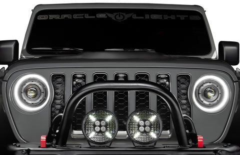 Oracle Universal Pre-Runner Style LED Grill Light Kit (New Style) - Amber w/Tinted Lens - 5889-005-T