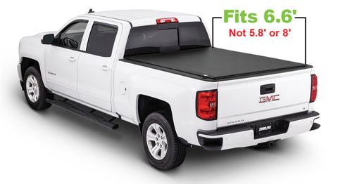 Tonno Pro 14-19 Chevy Silverado 1500 6.6ft Fleetside Lo-Roll Tonneau Cover - LR-1045