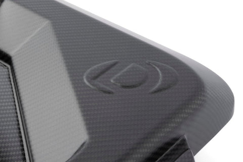 Dinan 21-27 BMW M2/M3/M4 (G80/G82/G87) Matte Carbon Fiber Engine Cover w/Gloss Accents - D590-0005-B
