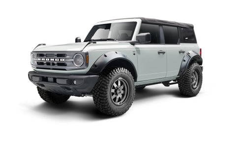 Bushwacker 2021+ Ford Bronco 4-Door Pocket Style Flares 4pc - Black - 20960-02