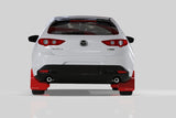 Rally Armor 19-26 Mazda3 Hatchback Black UR Mud Flap w/Red Logo - MF61-UR-BLK/RD