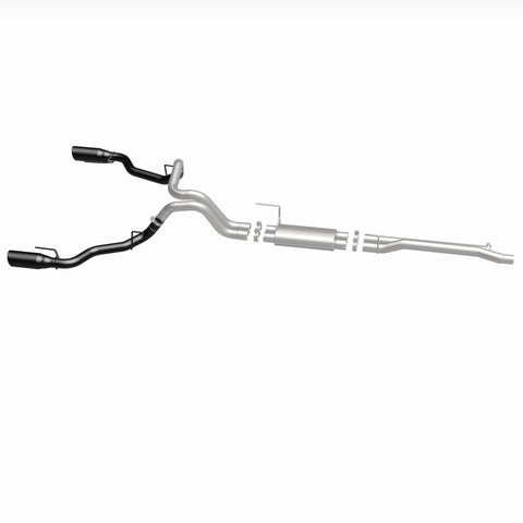 MagnaFlow SYS Cat-Back 2017 Ford F-150 Raptor 3.5L Dual Black Coated 3in Tips - 19350
