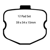 EBC 06-08 Chevrolet Corvette (C6) 7.0 (Z06) Yellowstuff Front Brake Pads - DP41771R