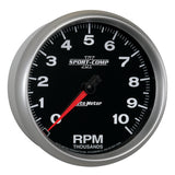 Autometer Sport-Comp II 5 inch 0-10000 RPM In Dash Tachometer - 3698