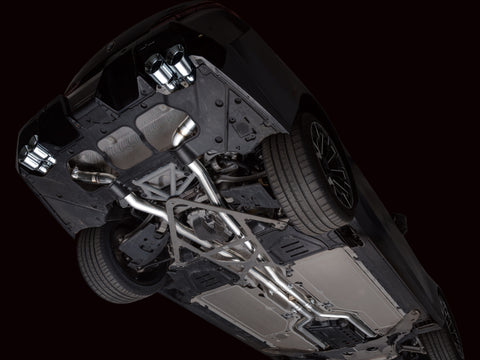AWE Tuning BMW G90/G99 M5 Track Edition Cat-Back Exhaust - Chrome Silver Tips - 3020-42790
