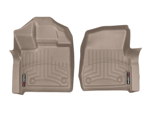 WeatherTech 2016+ Ford F-150 Regular Cab Front FloorLiner - Tan - 457921