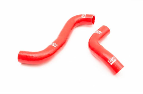 GrimmSpeed 08-14 Subaru WRX / 08-17 Subaru STi / 09-13 Subaru Forester XT Radiator Hose Kit - Red - 405326