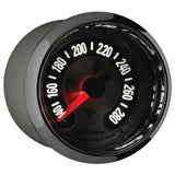 Autometer American Muscle 2-1/16in Full Sweep Electric Digital Stepper 140-280 Deg F Oil Temp Gauge - 1256