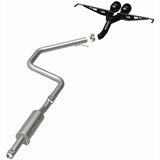 MagnaFlow 2019 Hyundai Veloster 1.6L 2.5in Center Exit Stainless Steel Cat-Back Exhaust w/Blk Tips - 19455