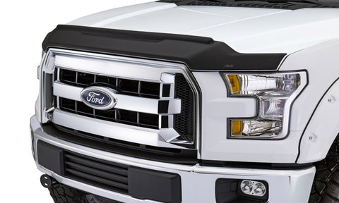 AVS 17-18 Ford F-250 Super Duty Aeroskin II Textured Low Profile Hood Shield - Black - 436135
