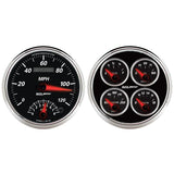 Autometer 5inch Kit Box - Tach Speedo Combo / Oil Pressure / Water Temp / Volt / Fuel Level - 1204