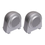 Rugged Ridge 07-10 Jeep Wrangler JK Silver Tweeter Speaker Enclosures - 11151.11