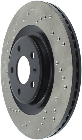StopTech 12 Audi S4 Rear Right Drilled Rotor - 128.33137R