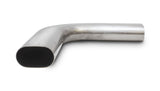 Vibrant 3in Oval (Nominal Size) T304 SS 90 deg Mandrel Bend 6in x 6in leg lengths - 13191