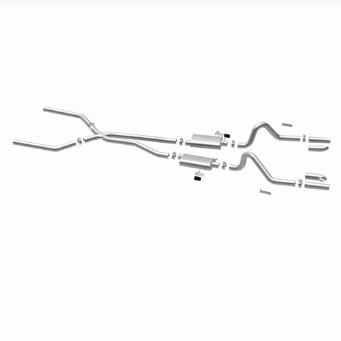 MagnaFlow SYS Cat-Back 67-70 Mustang 2.50inch w/Tru-X - 15816