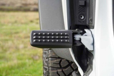 DV8 Offroad 2021+ Ford Bronco Foot Peg Pair - Black - STBR-01