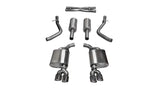 Corsa 15-17 Dodge Challenger Sport Cat-Back Dual Rear Exit with Twin 3.5in Polished Pro-Series Tips - 14986