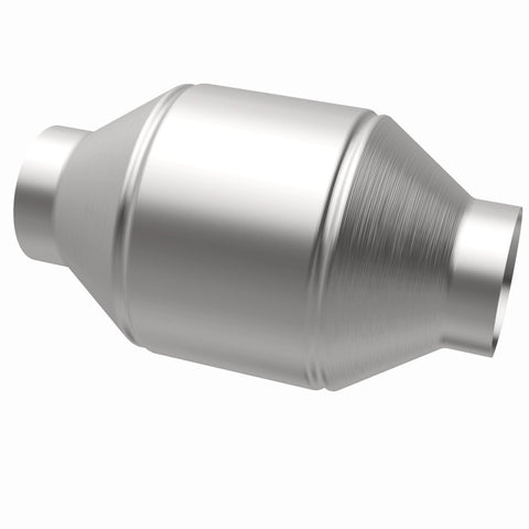 MagnaFlow Univ Cat Conv 2.5in Inlet/Outlet Center/Center Round 3in Body L x 5in W x 8.75in Overall L - 51656