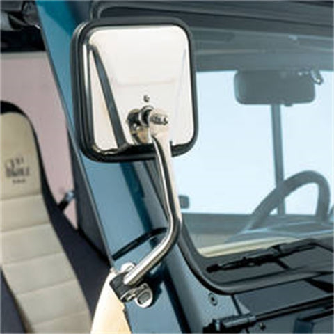 Rugged Ridge 97-06 Jeep Wrangler TJ Black CJ-Style Side Mirror Kit - 11001.08