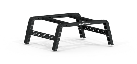 Road Armor Universal 5ft Bed TRECK Adj Bed Rack - Tex Blk (w/o Brackets) - 500BRS52B