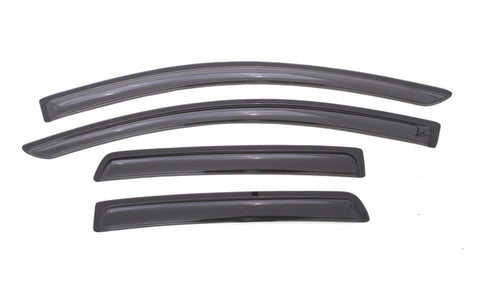 AVS 07-11 Chevy Aveo Ventvisor Outside Mount Window Deflectors 4pc - Smoke - 94281