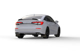 Rally Armor 22-26 Honda Civic/Civic Si/Sport Black UR Mud Flap w/Red Logo - MF90-UR-BLK/RD