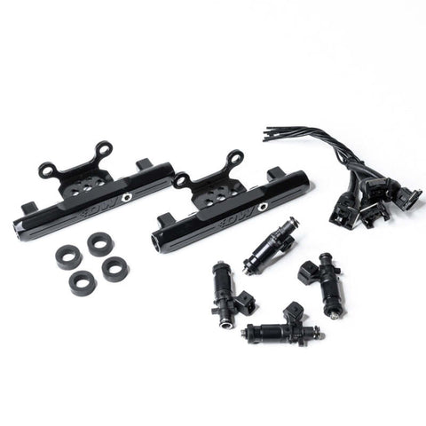 DeatschWerks 04-06 Subaru STI/LGT Side Feed to Top Feed Fuel Rail Conv Kit w/ 1200cc Injectors - 6-101-1200