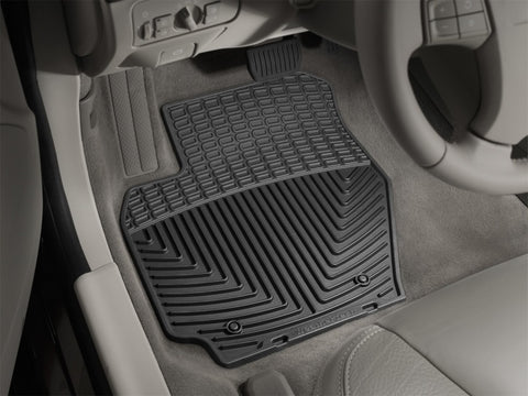 WeatherTech 07+ Volvo S80 Front Rubber Mats - Black - W169