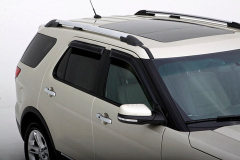 AVS 11-18 Ford Explorer Ventvisor Outside Mount Window Deflectors 4pc - Smoke - 94293