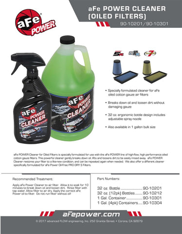 aFe MagnumFLOW Pro 5R Air Filter Power Cleaner - 1 Gallon - 90-10301
