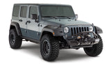 Bushwacker 07-18 Jeep Wrangler Unlimited Pocket Style Flares 2pc 4-Door Sport Utility Only - Black - 10080-02