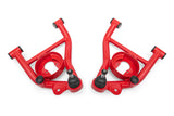 BMR 82-92 GM F-Body Non-Adj Lower A-Arms Delrin Bushings Spring Pocket - Red - AAL331R