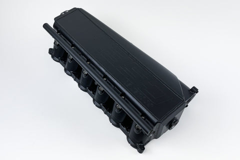 CSF Gen 2 B58 Race X Charge-Air-Cooler Manifold - Thermal Black Finish - 8400B