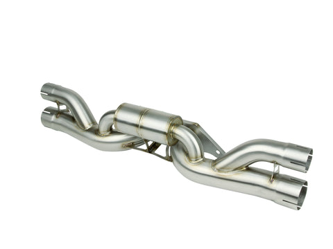 aFe Power MACHForce XP 304 Stainless Secondary Muffler Delete Pipe 14-19 Porsche 911 GT3 3.8L/4.0L - 49C36434