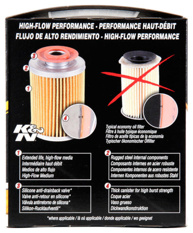 K&N Oil Filter OIL FILTER; AUTOMOTIVE - HP-2007