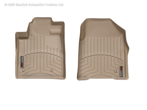 WeatherTech 09-13 Honda Pilot Front FloorLiner - Tan - 451741