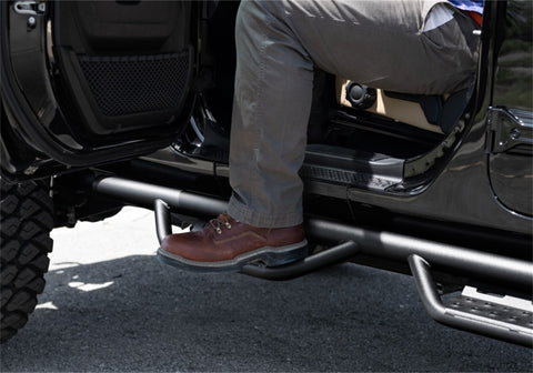 N-Fab RS Nerf Step 18-19 Jeep Wrangler JL 4DR - Full Length - Tex. Black - 518416612