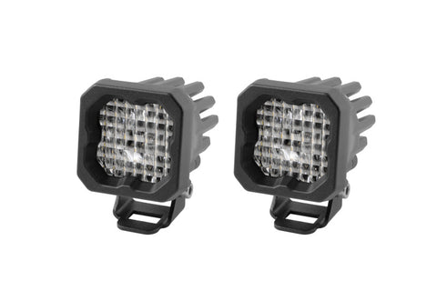 Diode Dynamics Stage Series C1 LED Pod Pro - White Wide Standard WBL (Pair) - DD6454P