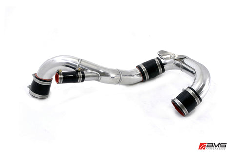 AMS Performance 08-15 Mitsubishi EVO X Lower I/C Pipe Kit for Stock Flange - Polished - AMS.04.09.0003-1
