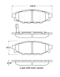 StopTech Street Touring 08-10 WRX Rear Brake Pads - 308.11140