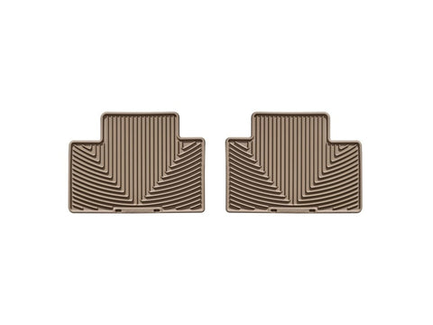 WeatherTech 05-13 Toyota Tacoma Crew Cab Rear Rubber Mats - Tan - W136TN