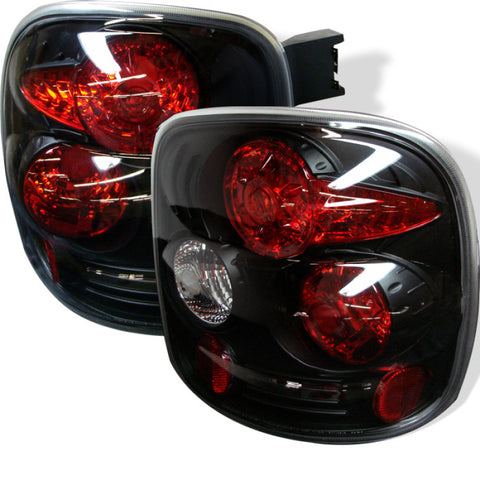 Spyder Chevy Silverado Stepside 99-04 Euro Style Tail Lights Black ALT-YD-CS99STS-BK - 5002105