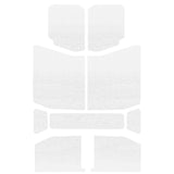 DEI 18-23 Jeep Wrangler JL 4-Door Boom Mat Headliner - 9 Piece - White - 50170