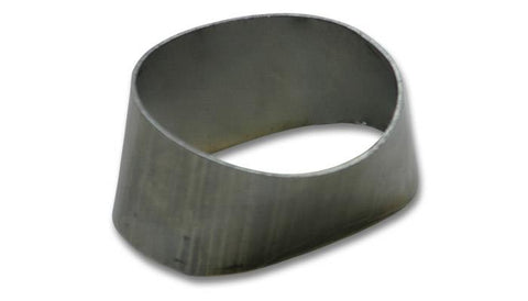 Vibrant 90mmx55mm Oval to 76mm Round Transition Adapter T304 SS for use with Part #1448 and #14480 - 1448A