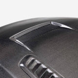 Seibon 2023 Toyota GR Corolla VS-Style Double-Sided Carbon Hood - Gloss Finish - HD23TYGRCOR-VS-DS