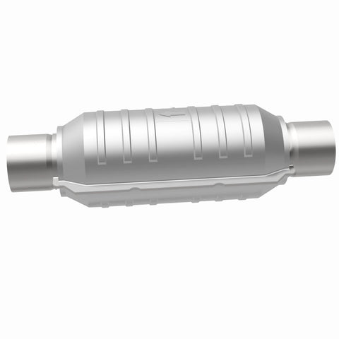 MagnaFlow Conv Univ 2in Inlet/Outlet Center/Center Round 11in Body L x 5.125in W x 15in Overall L - 51354