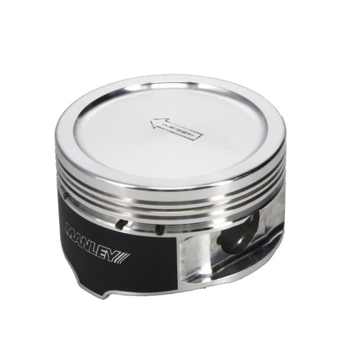 Manley 13-14 Ford Mustang Shelby GT500 5.8L 3.681in Bore 1.22in CD Coated Pistons - Set of 8 - 594600C-8