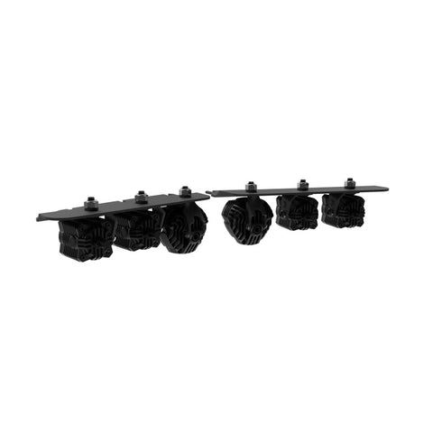 KC HiLiTES 2021+ Ford Bronco FLEX ERA 3 Dual Mode SAE Fog Light Pocket Kit - 97168